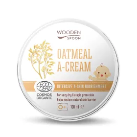 Био успокояващ крем с овес за атопична кожа x100 мл - Wooden Spoon