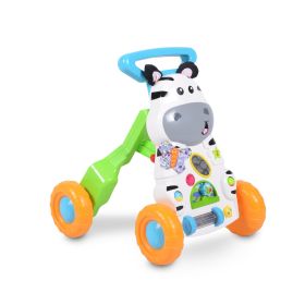 Играчка за прохождане 2 в 1 Зебра 
