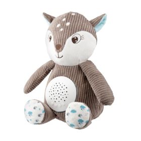 Мека музикална играчка с проектор Fawn - син