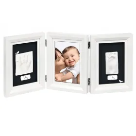 Самостоятелно стояща рамка за отпечатък на ръчичка и краче + снимка - Baby Art
