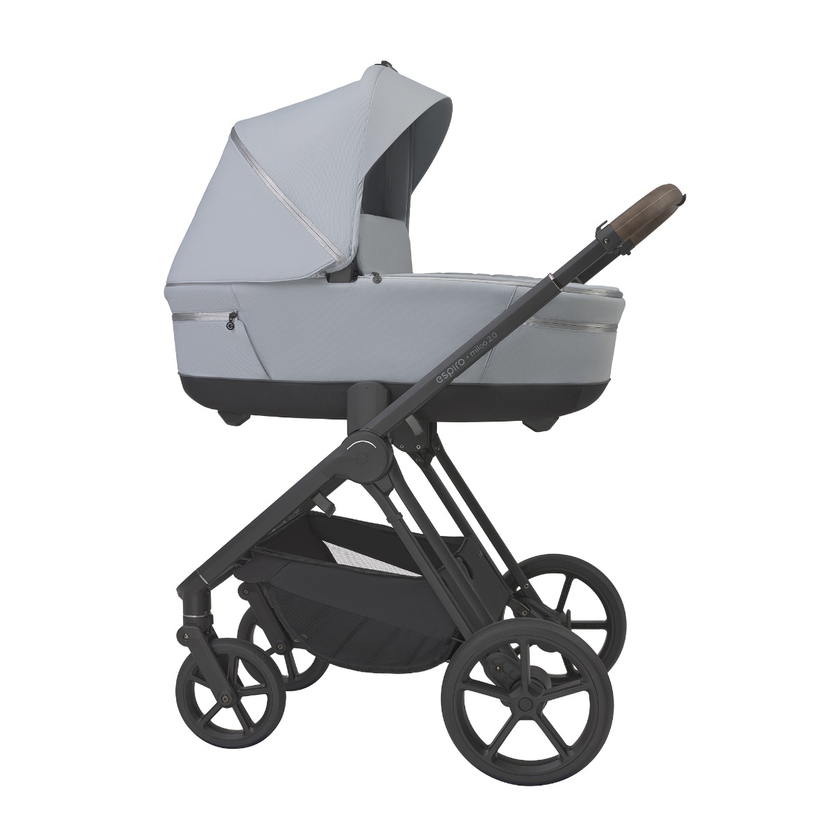 Бебешка количка Espiro Miloo 2.0 с кош за новородено бебе