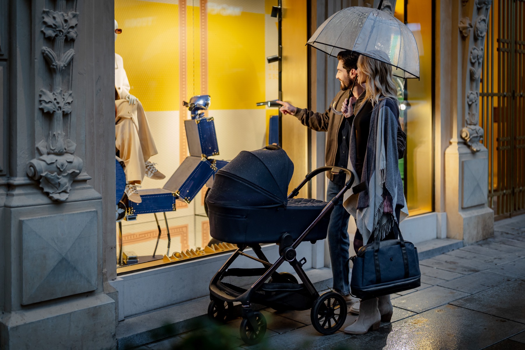 бебешка количка Espiro - Code Elegant Navy