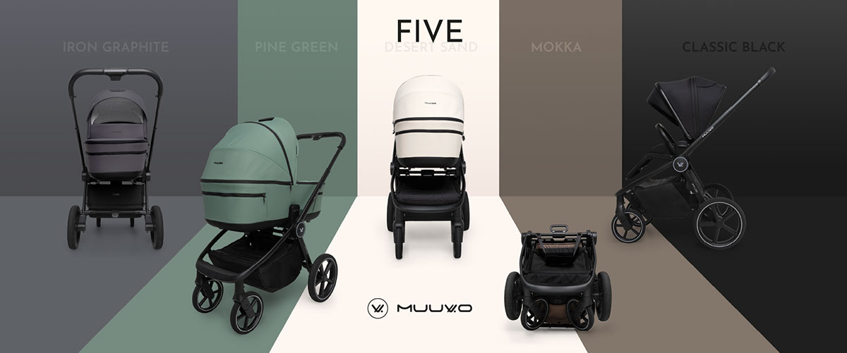 Цветове на бебешка количка Muuvo Quick Five